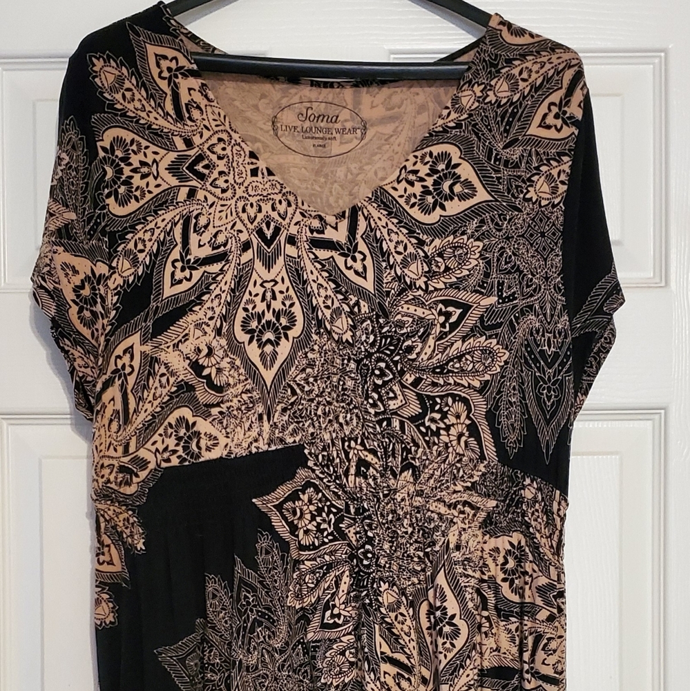 Some Live Lounge Wear Top/Mini Dress